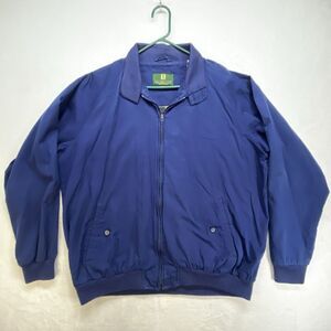 NORDSTROM Vtg Blue Herrington Jacket Mens L Tall‎ Classic Blue Grandpa Bomber